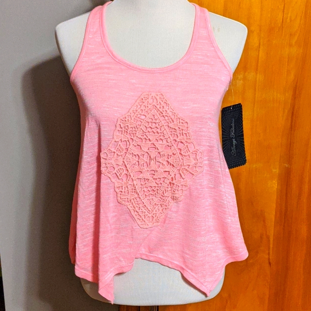 Hot pink tank top